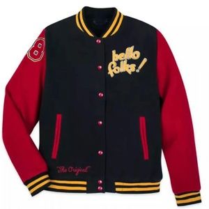 Kids NWOT Mickey Mouse and Pluto Varsity Jacket